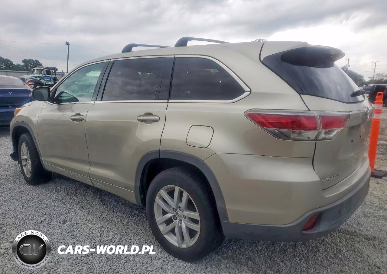 2014 Toyota Highlander Le VIN:5TDZARFH8ES006428 - 2
