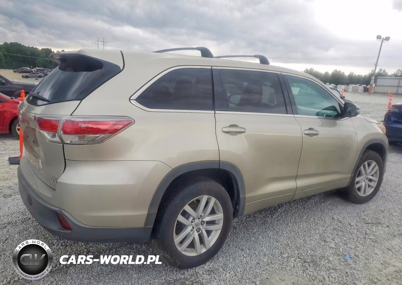 2014 Toyota Highlander Le VIN:5TDZARFH8ES006428 - 3