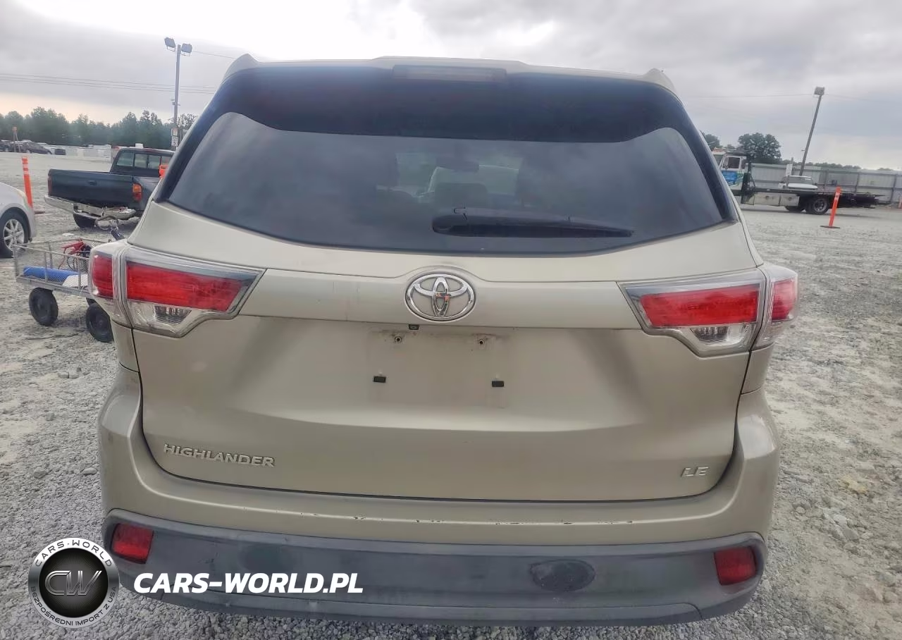 2014 Toyota Highlander Le VIN:5TDZARFH8ES006428 - 6