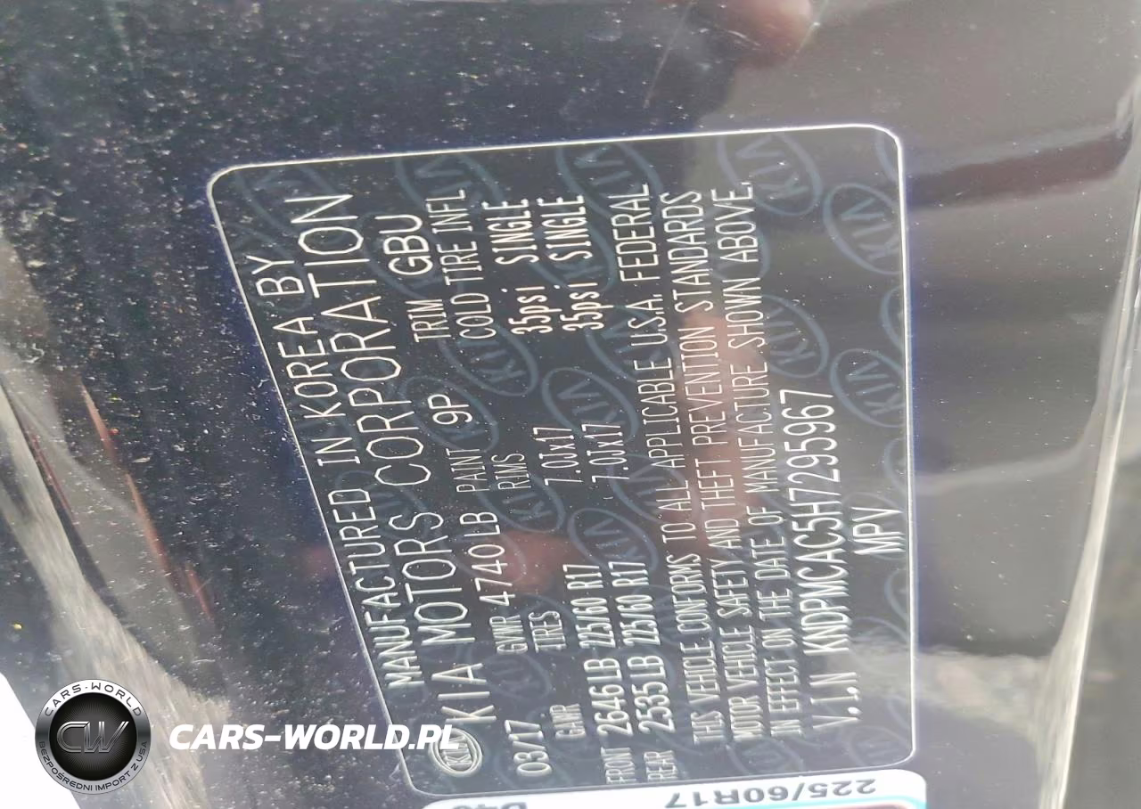2017 Kia Sportage Lx VIN:KNDPMCAC5H7295967 - 13
