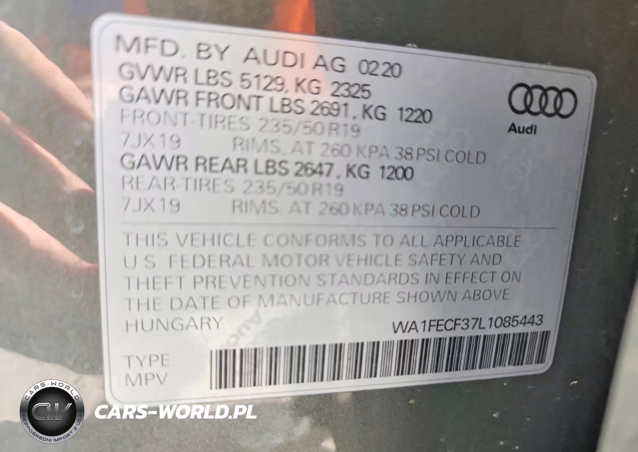 2020 Audi Q3 Prestige S-Line VIN:WA1FECF37L1085443 - 14