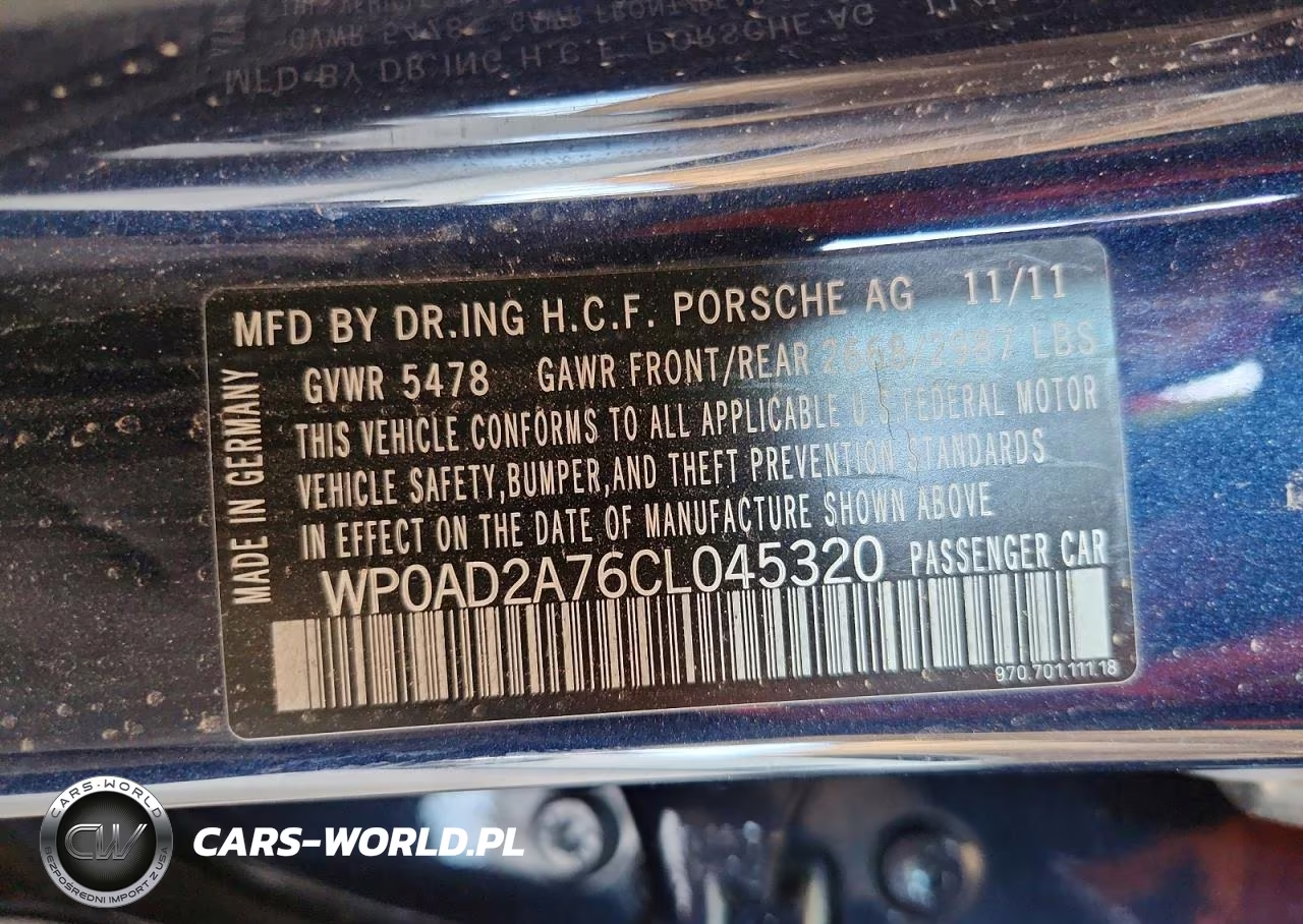 2012 Porsche Panamera S Hybrid VIN:WP0AD2A76CL045320 - 13