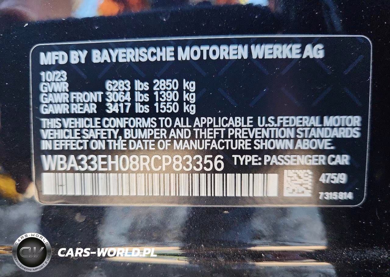 2024 BMW 740 Xi VIN:WBA33EH08RCP83356 - 13