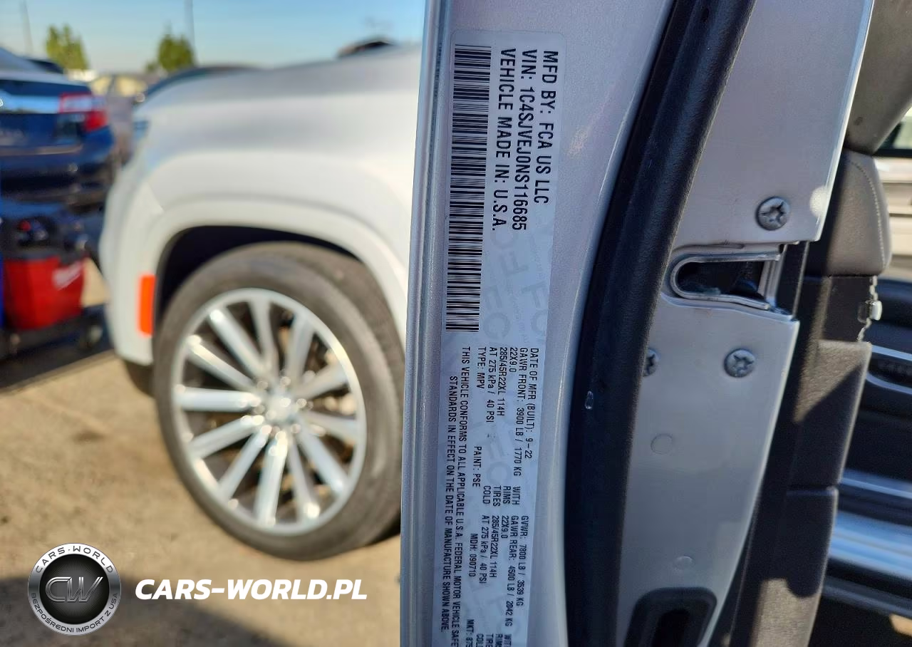 2022 Jeep Grand Wagoneer Series I VIN:1C4SJVEJ0NS116685 - 14
