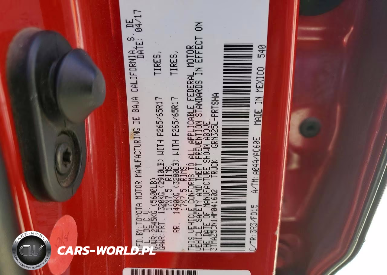 2017 Toyota Tacoma Trd Sport VIN:3TMAZ5CN1HM041602 - 13