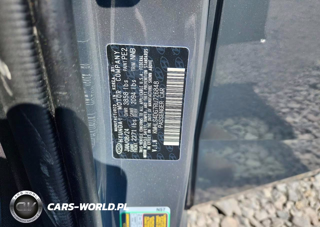2024 Hyundai Elantra Sel VIN:KMHLS4DG7RU726848 - 12