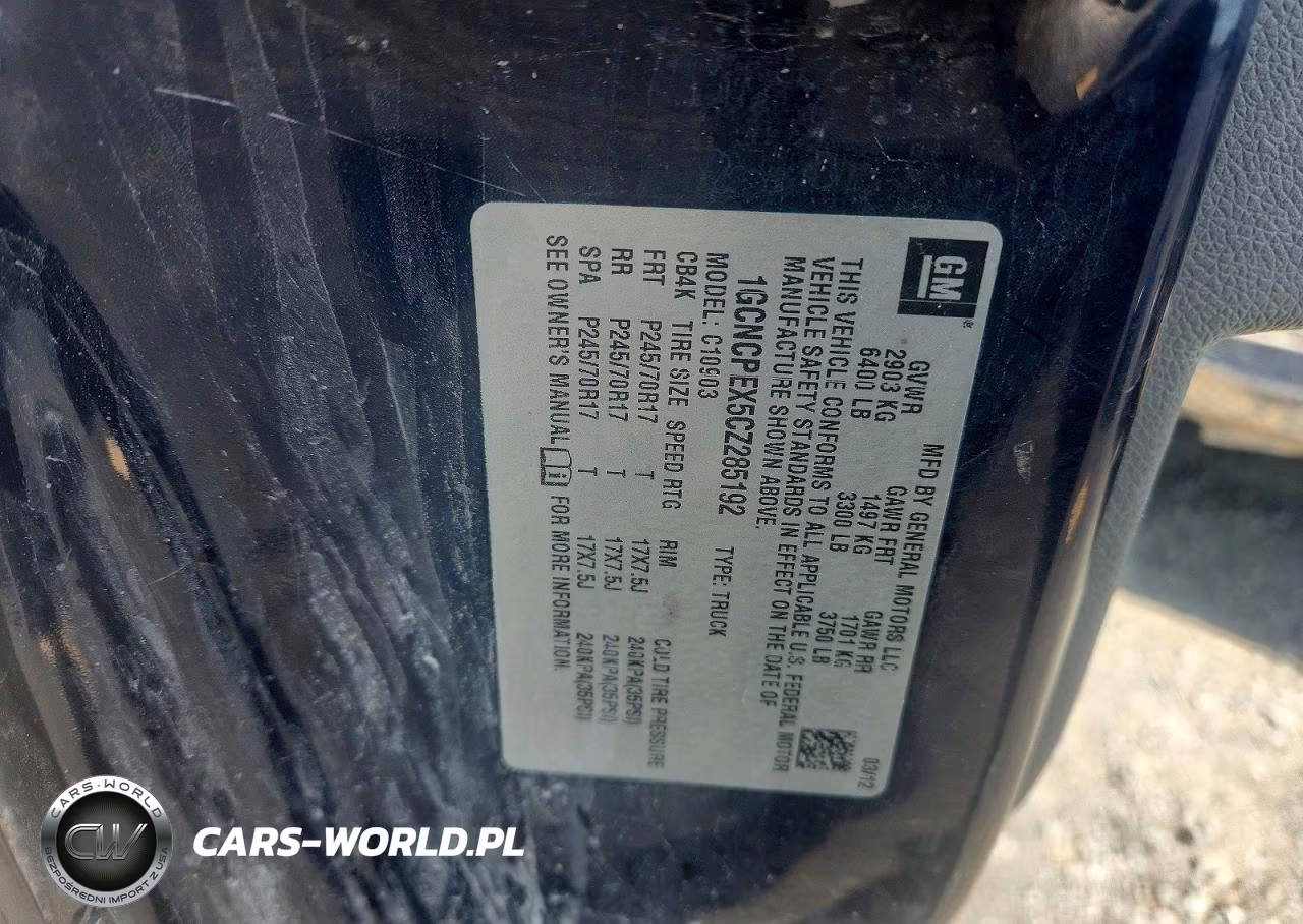 2012 Chevrolet Silverado C1500 VIN:1GCNCPEX5CZ285192 - 13
