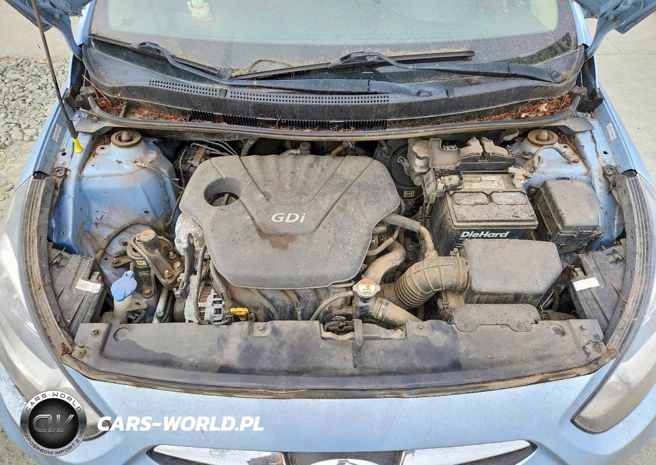 2013 Hyundai Accent Gls VIN:KMHCU4AE7DU459037 - 11