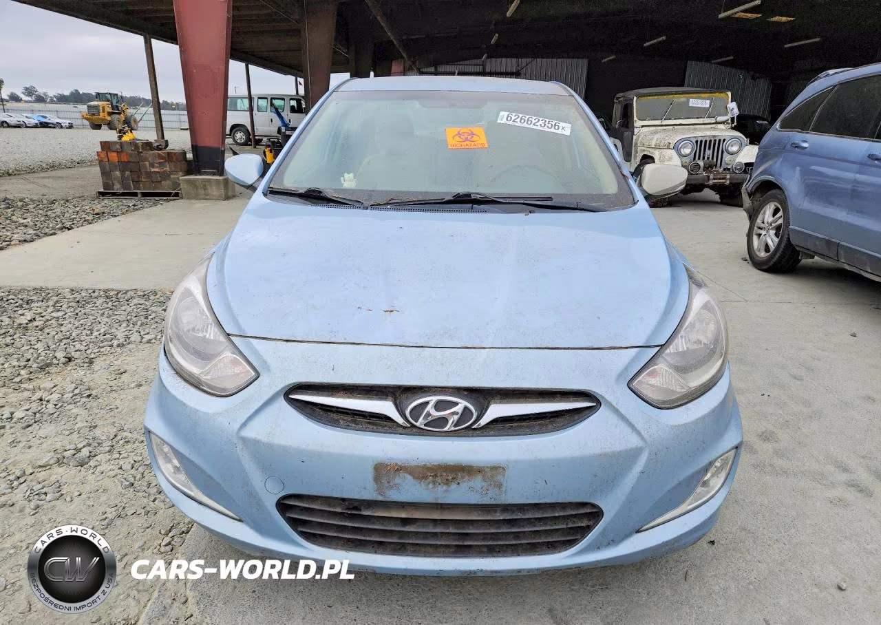 2013 Hyundai Accent Gls VIN:KMHCU4AE7DU459037 - 5