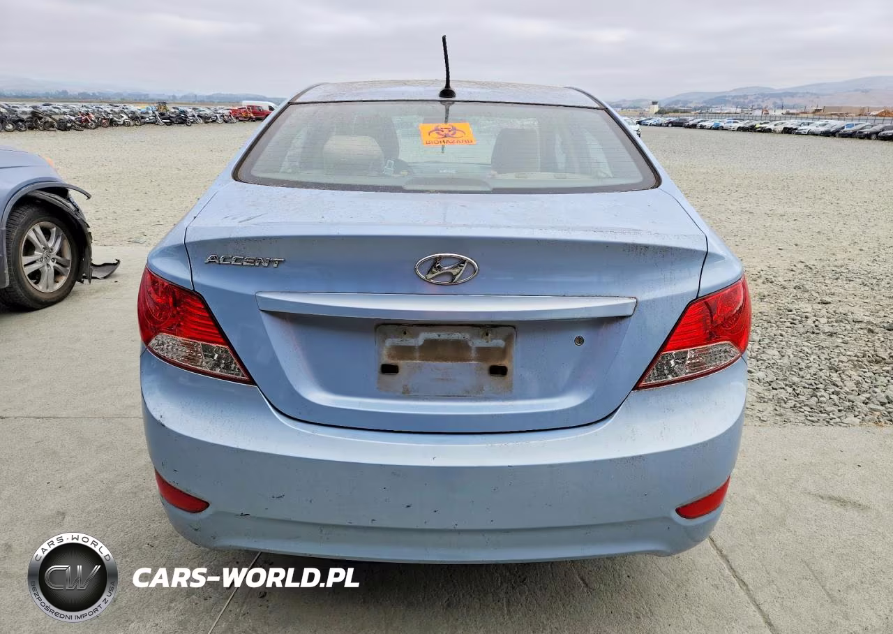 2013 Hyundai Accent Gls VIN:KMHCU4AE7DU459037 - 6