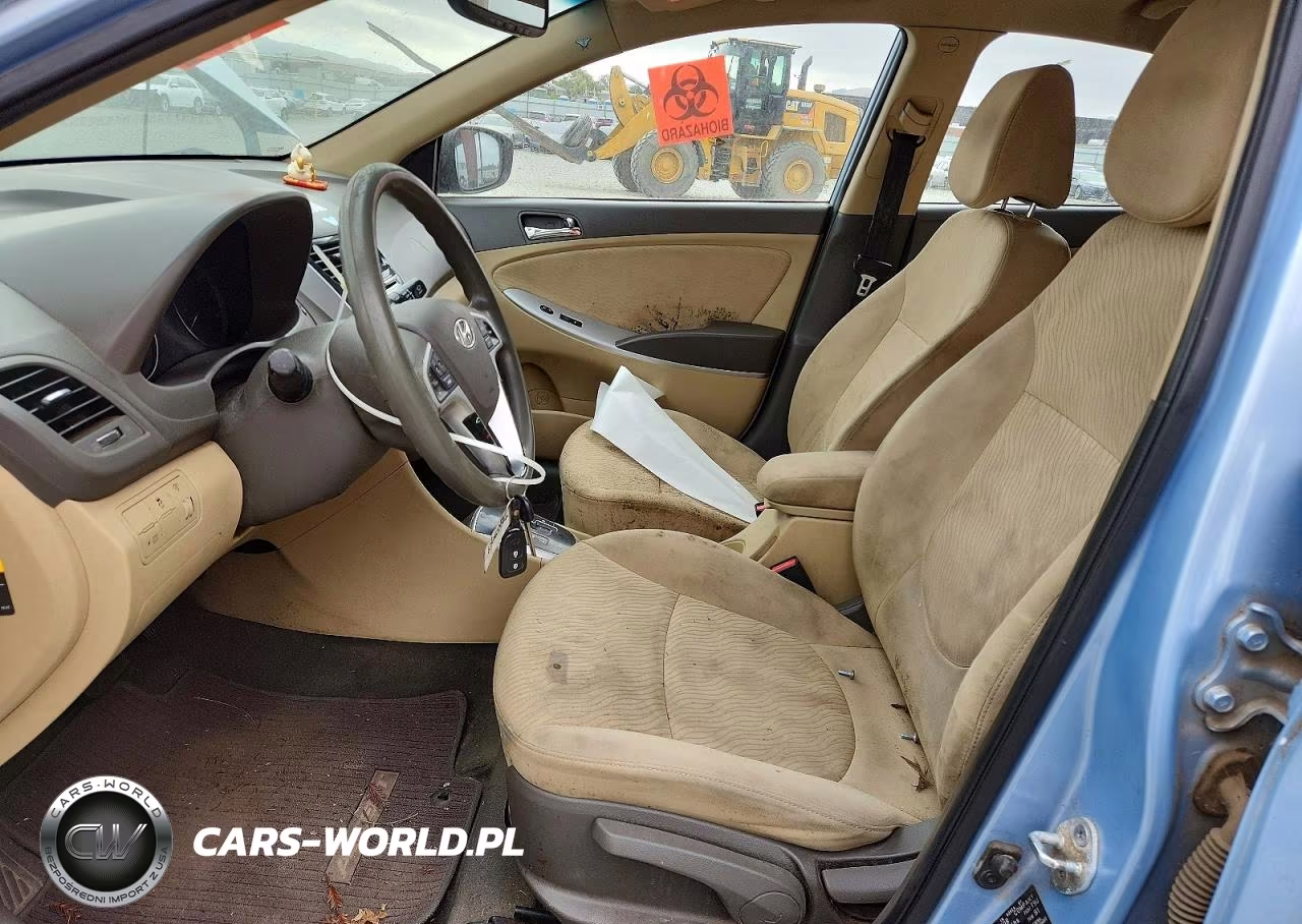 2013 Hyundai Accent Gls VIN:KMHCU4AE7DU459037 - 7