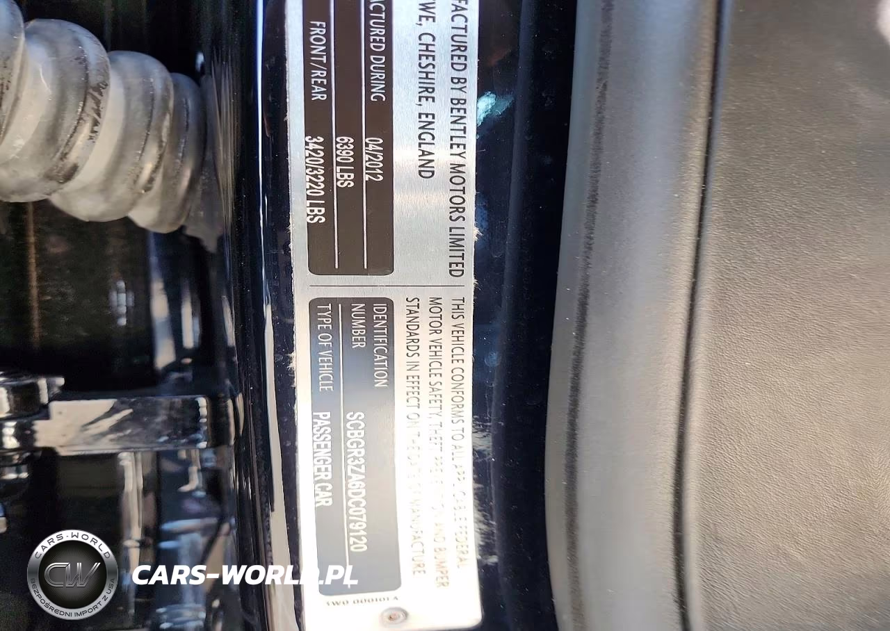 2013 Bentley Continental Gtc VIN:SCBGR3ZA6DC079120 - 12