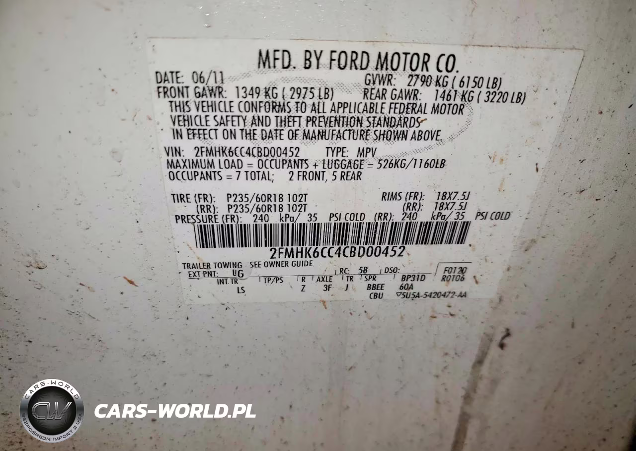 2012 Ford Flex Sel VIN:2FMHK6CC4CBD00452 - 14