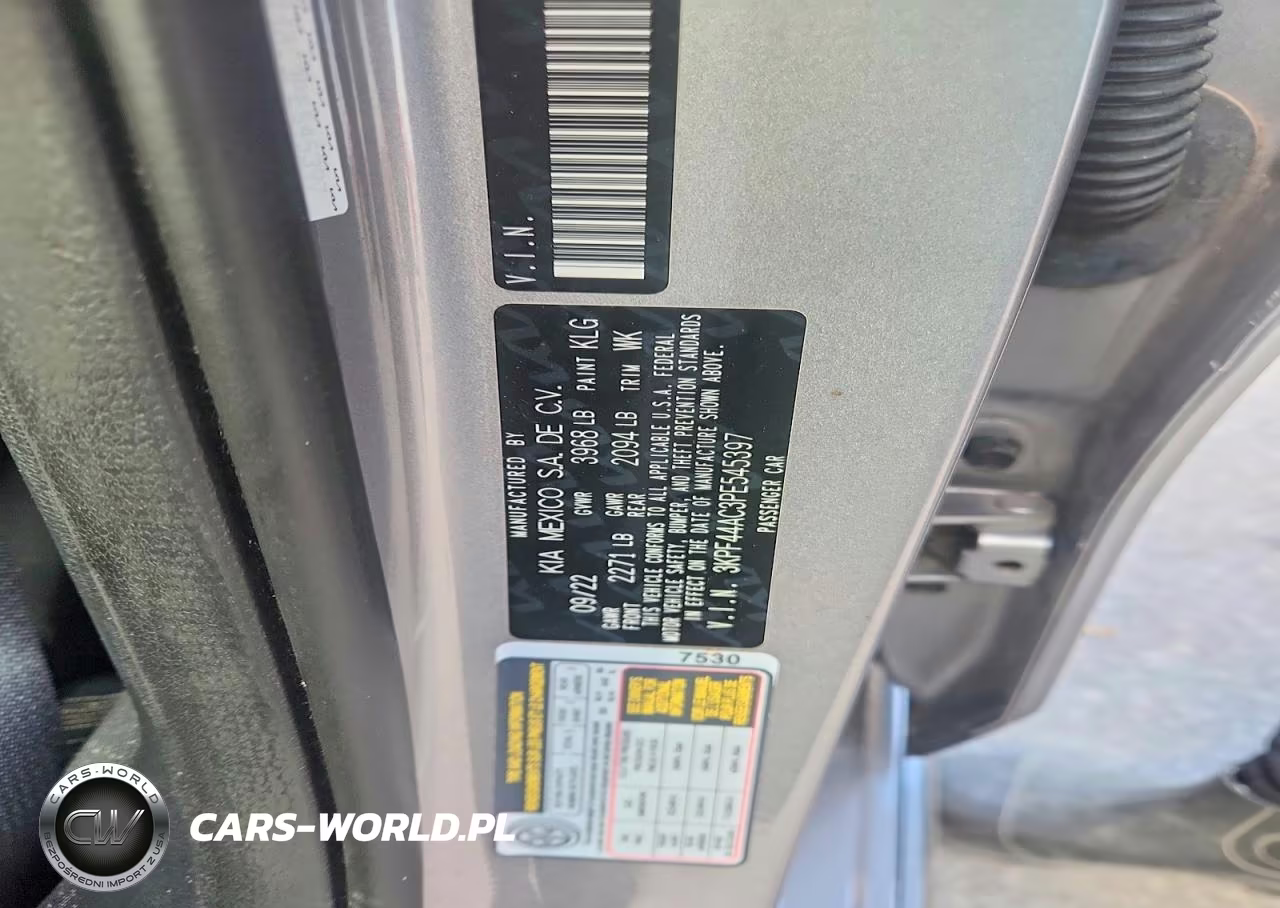 2023 Kia Forte Gt VIN:3KPF44AC3PE545397 - 12