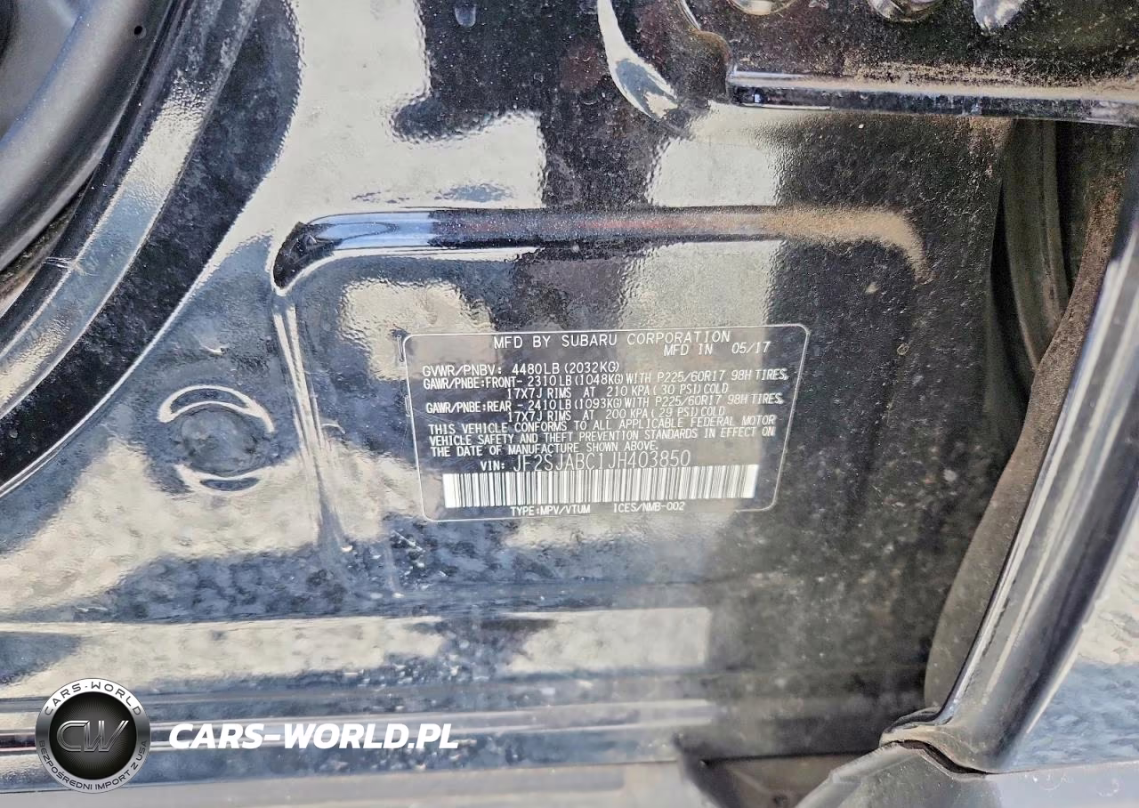 2018 Subaru Forester 2.5I VIN:JF2SJABC1JH403850 - 12