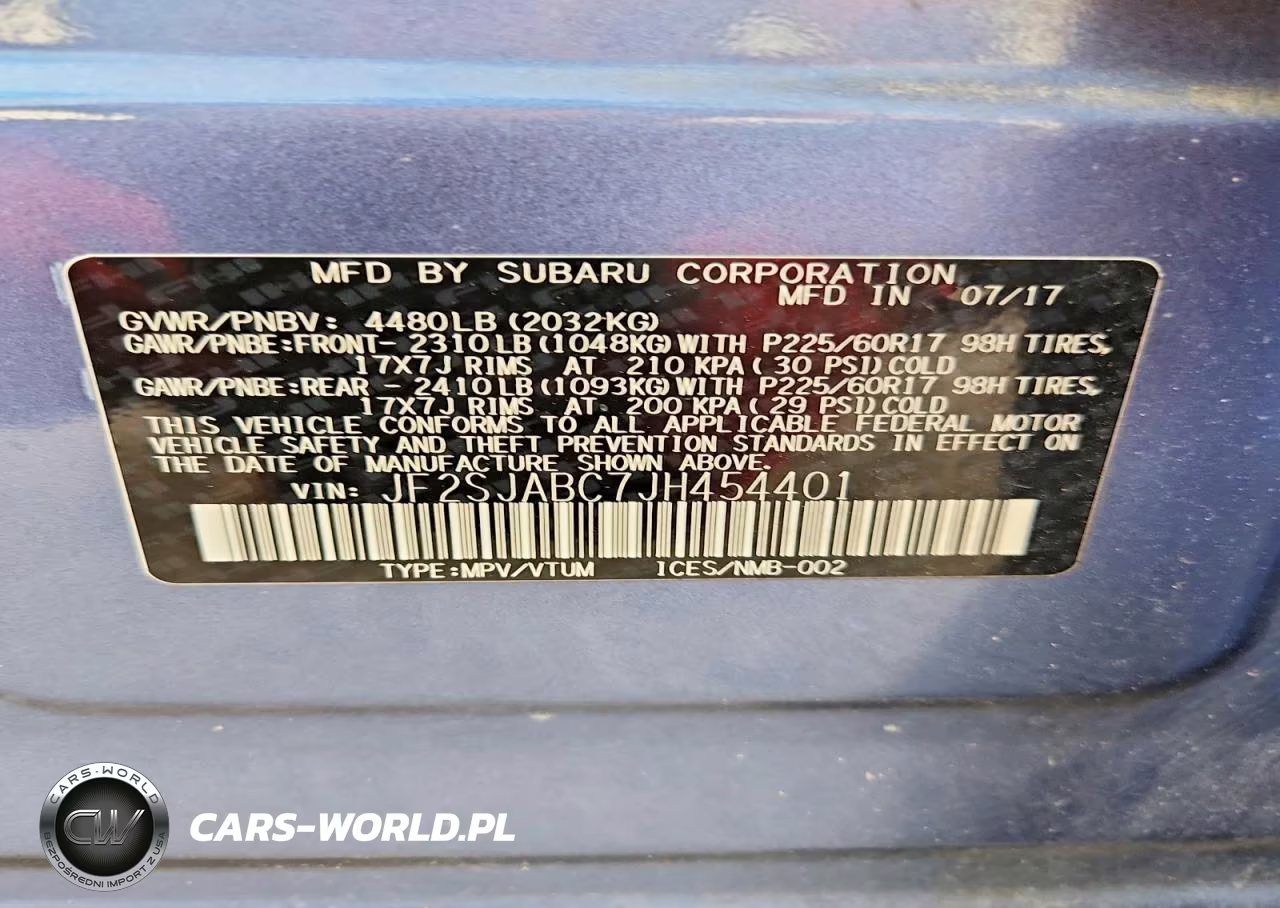 2018 Subaru Forester 2.5I VIN:JF2SJABC7JH454401 - 13