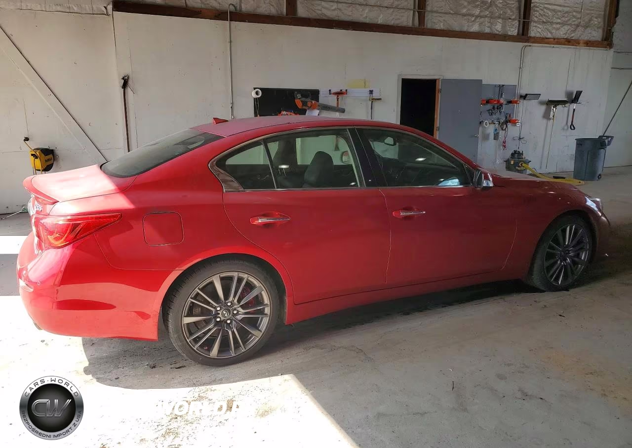 2017 Infiniti Q50 Red Sport 400 VIN:JN1FV7AR8HM870720 - 3