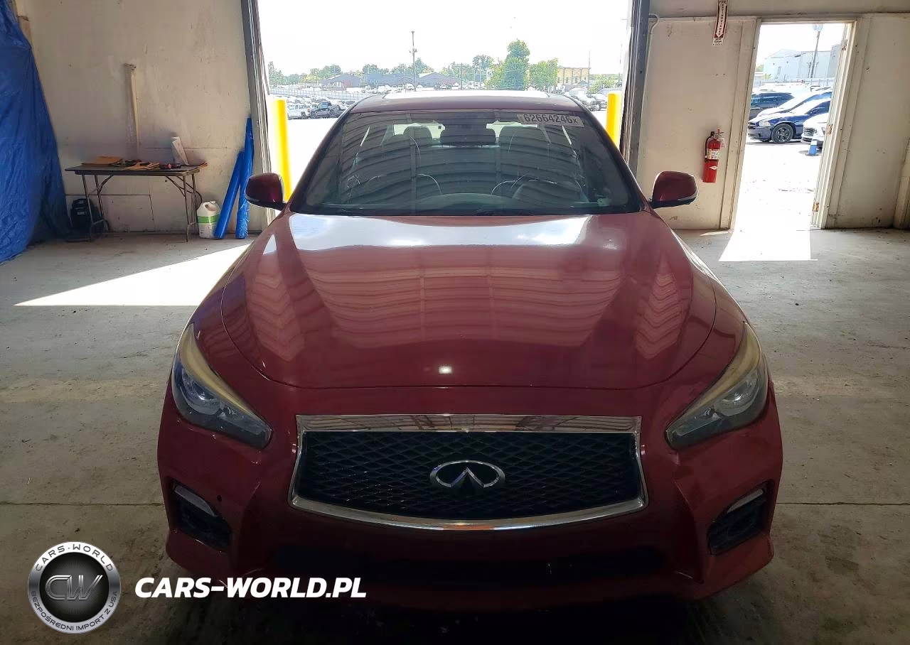 2017 Infiniti Q50 Red Sport 400 VIN:JN1FV7AR8HM870720 - 5