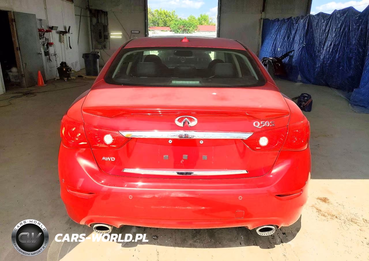 2017 Infiniti Q50 Red Sport 400 VIN:JN1FV7AR8HM870720 - 6
