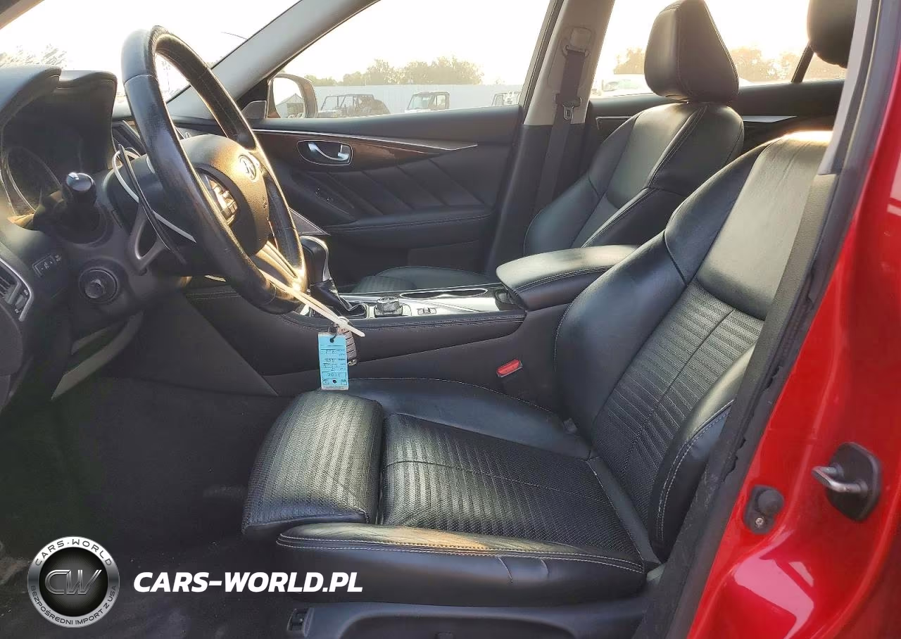 2017 Infiniti Q50 Red Sport 400 VIN:JN1FV7AR8HM870720 - 7