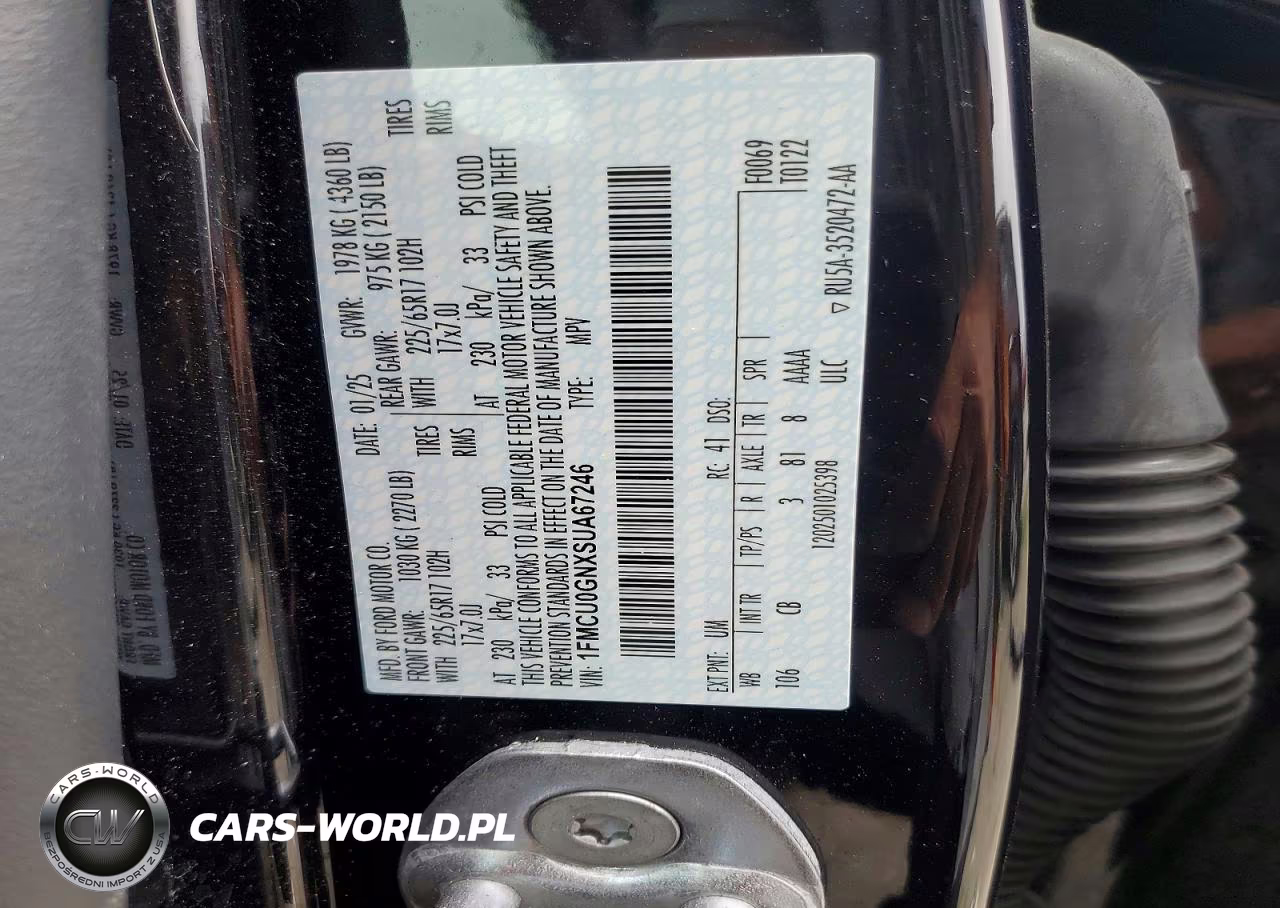 2025 Ford Escape Active VIN:1FMCU0GNXSUA67246 - 13