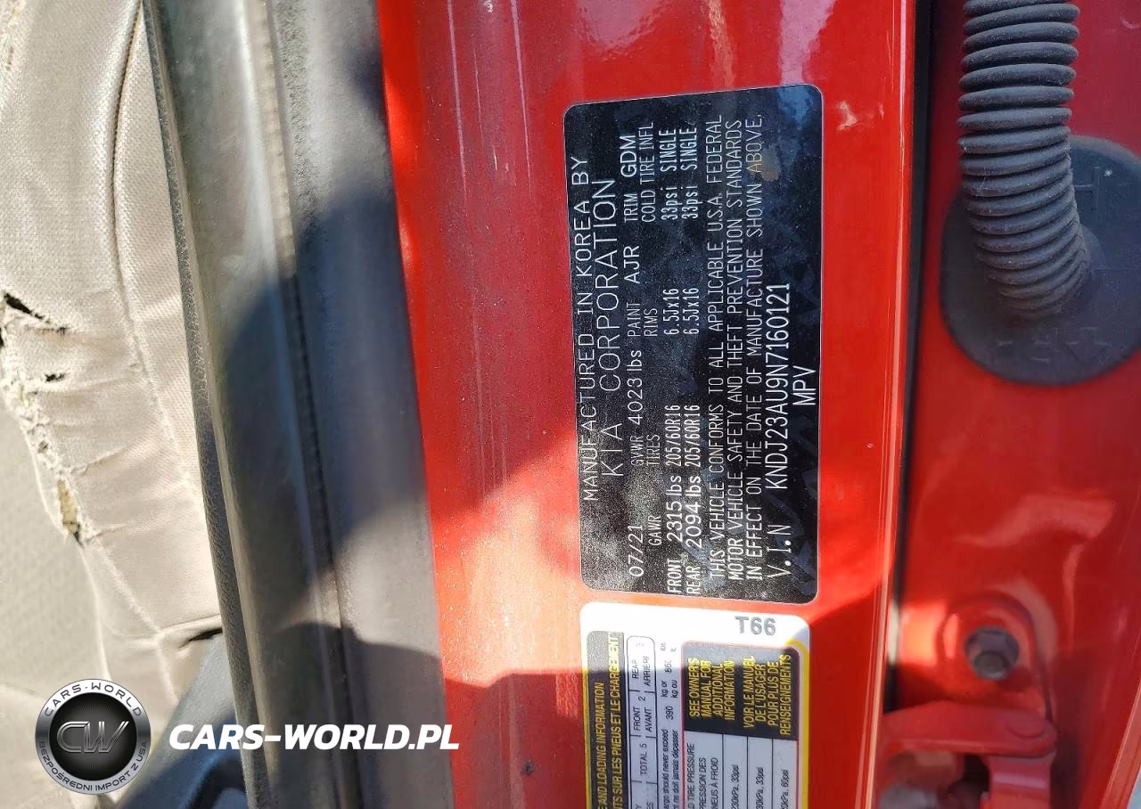 2022 Kia Soul Lx VIN:KNDJ23AU9N7160121 - 13