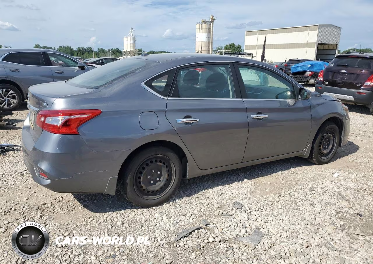 2017 Niss Sentra Sv VIN:3N1AB7AP8HY319041 - 3