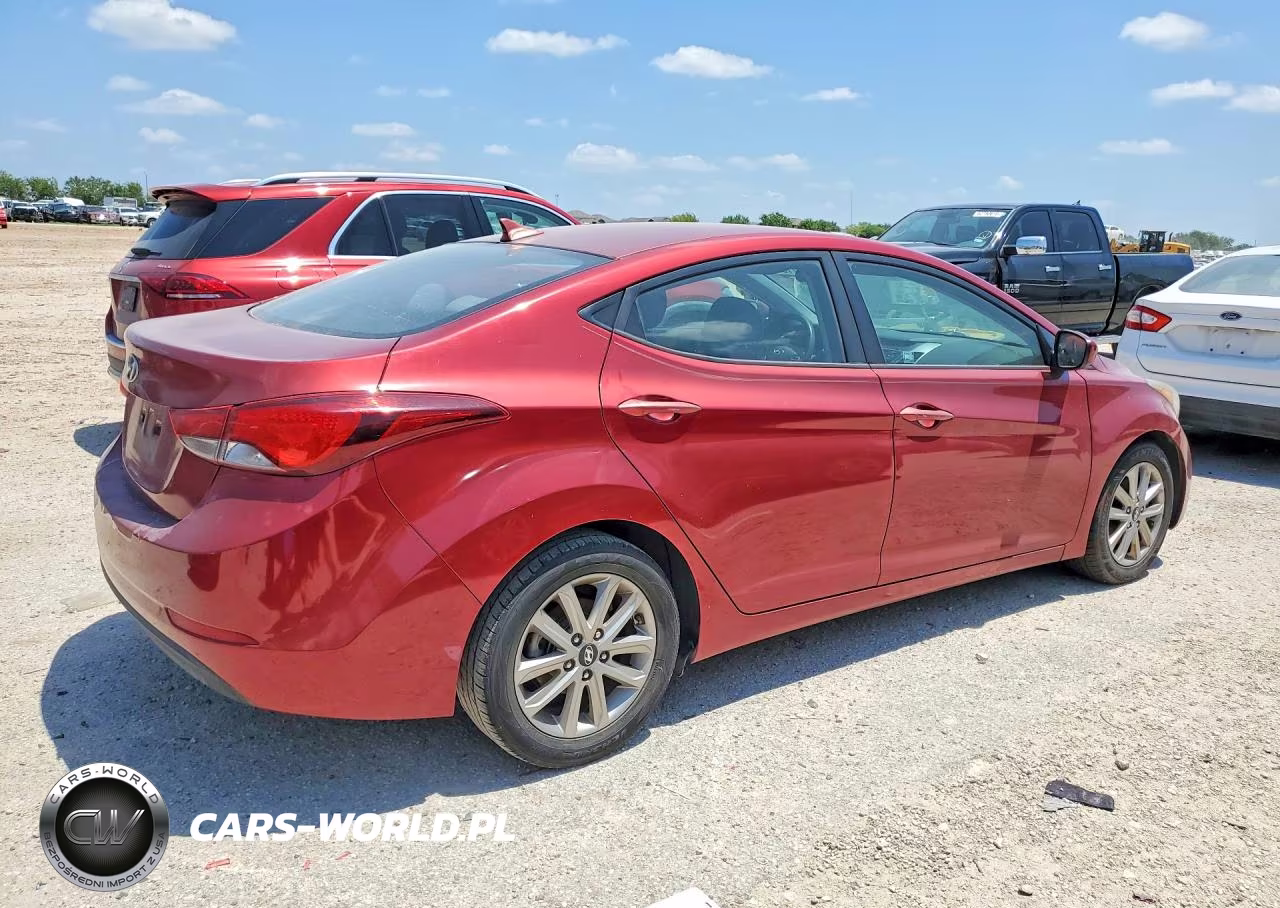 2014 Hyundai Elantra Se VIN:5NPDH4AE6EH496430 - 3