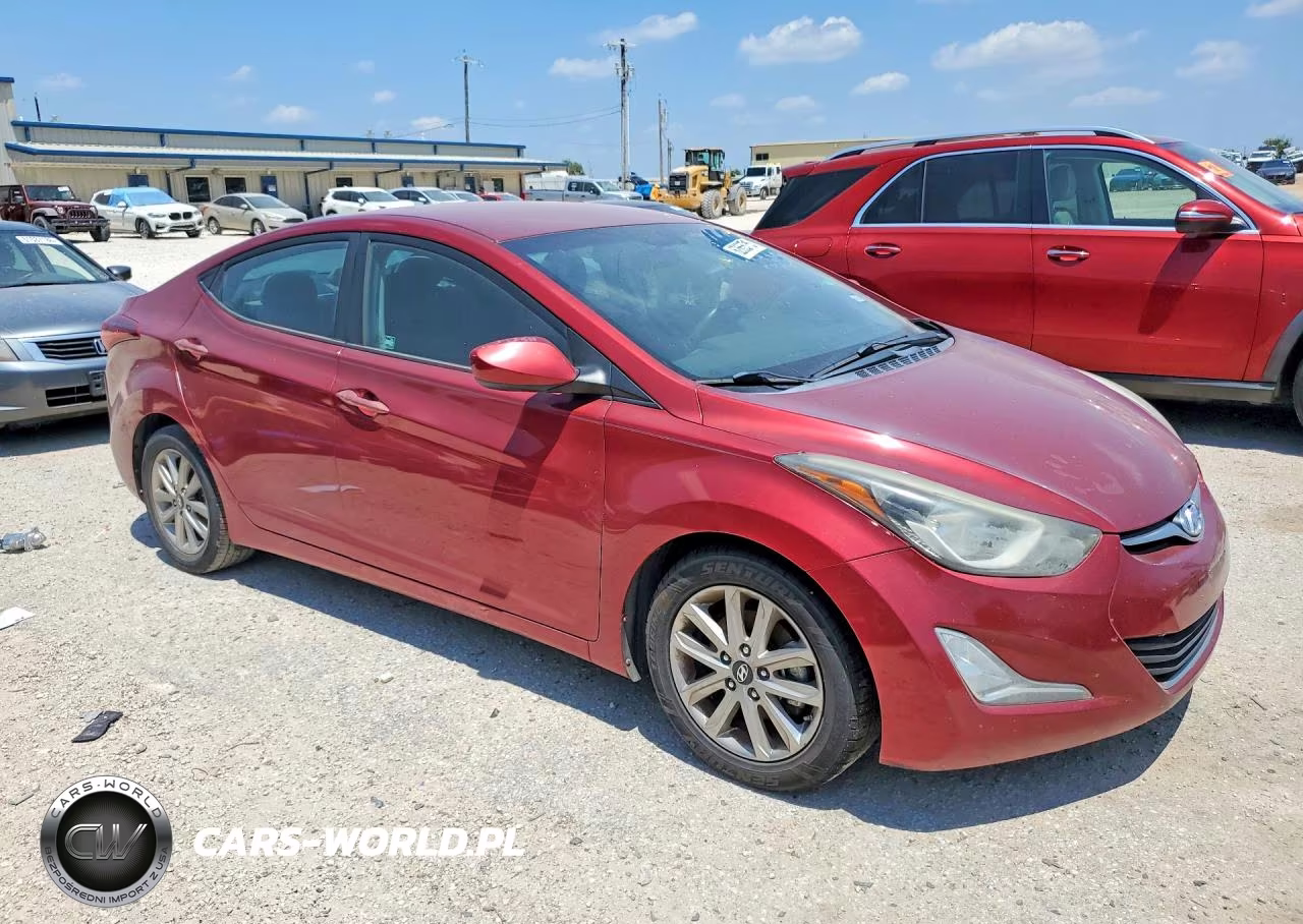 2014 Hyundai Elantra Se VIN:5NPDH4AE6EH496430 - 4