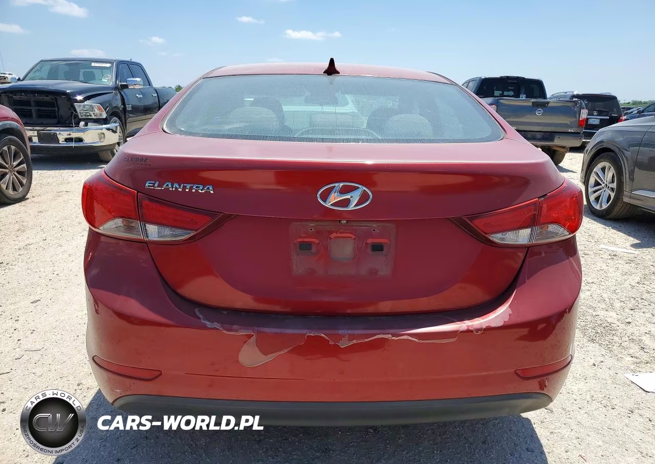 2014 Hyundai Elantra Se VIN:5NPDH4AE6EH496430 - 6