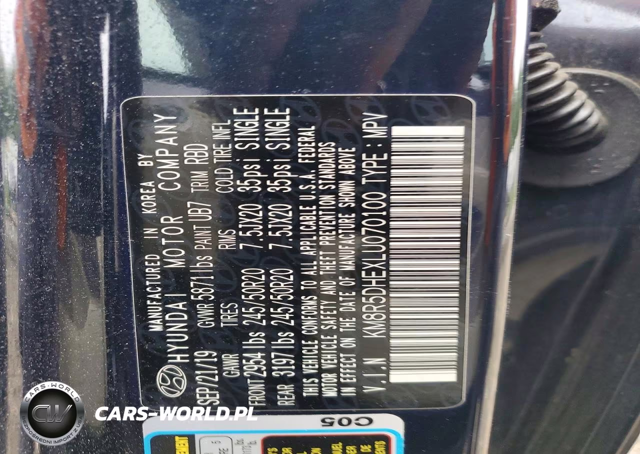 2020 Hyundai Palisade Limited VIN:KM8R5DHEXLU070100 - 13