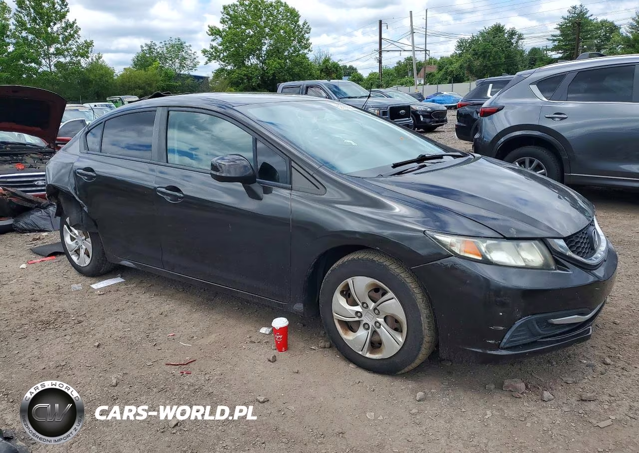 2013 Honda Civic Lx VIN:2HGFB2F57DH568090 - 4