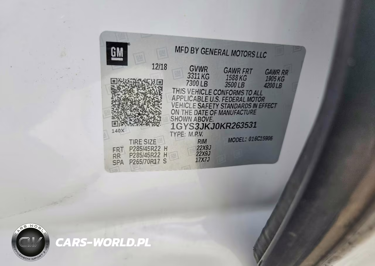 2019 Cadillac Escalade Esv Premium Luxury VIN:1GYS3JKJ0KR263531 - 14