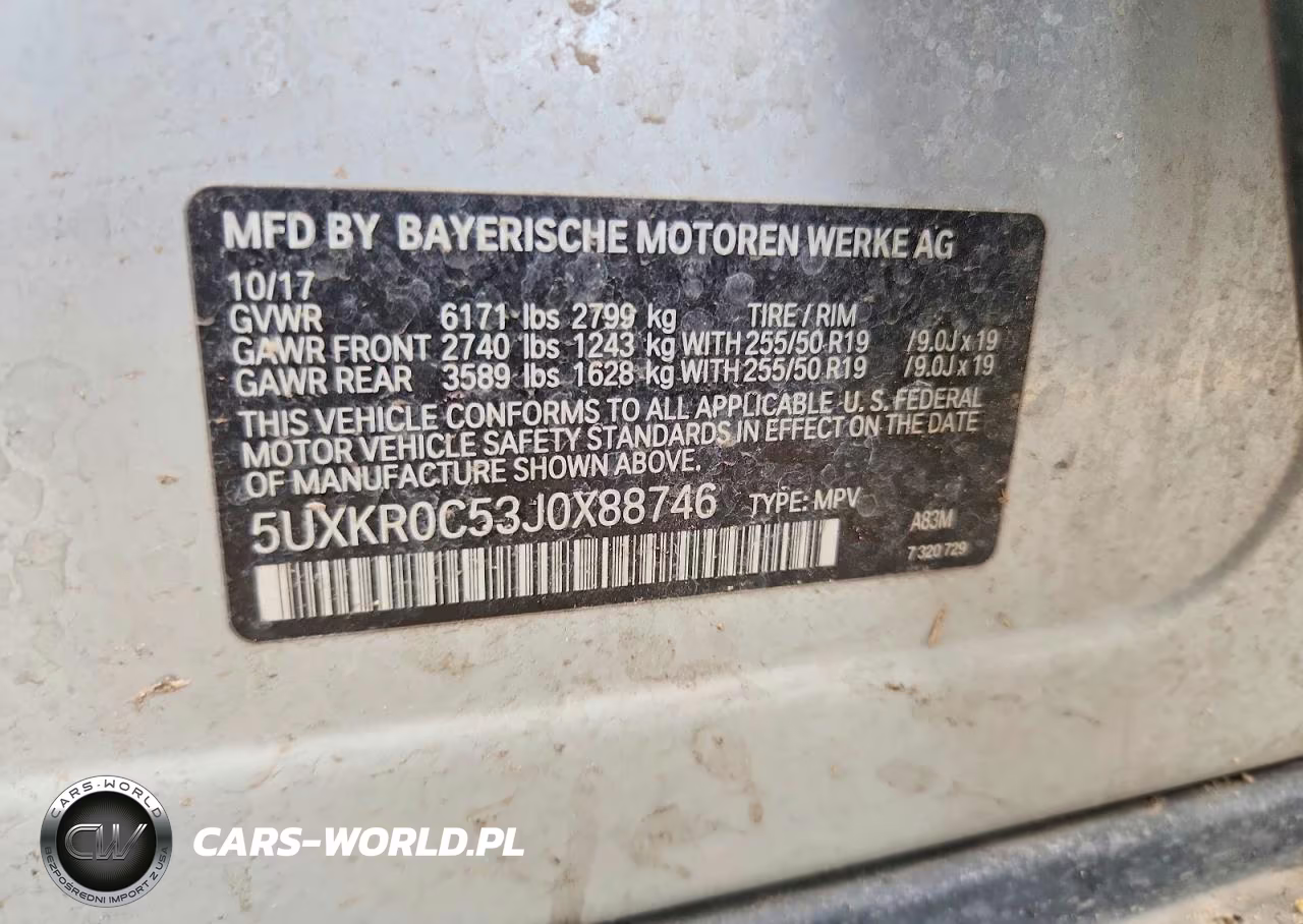 2018 BMW X5 xDrive35I VIN:5UXKR0C53J0X88746 - 13