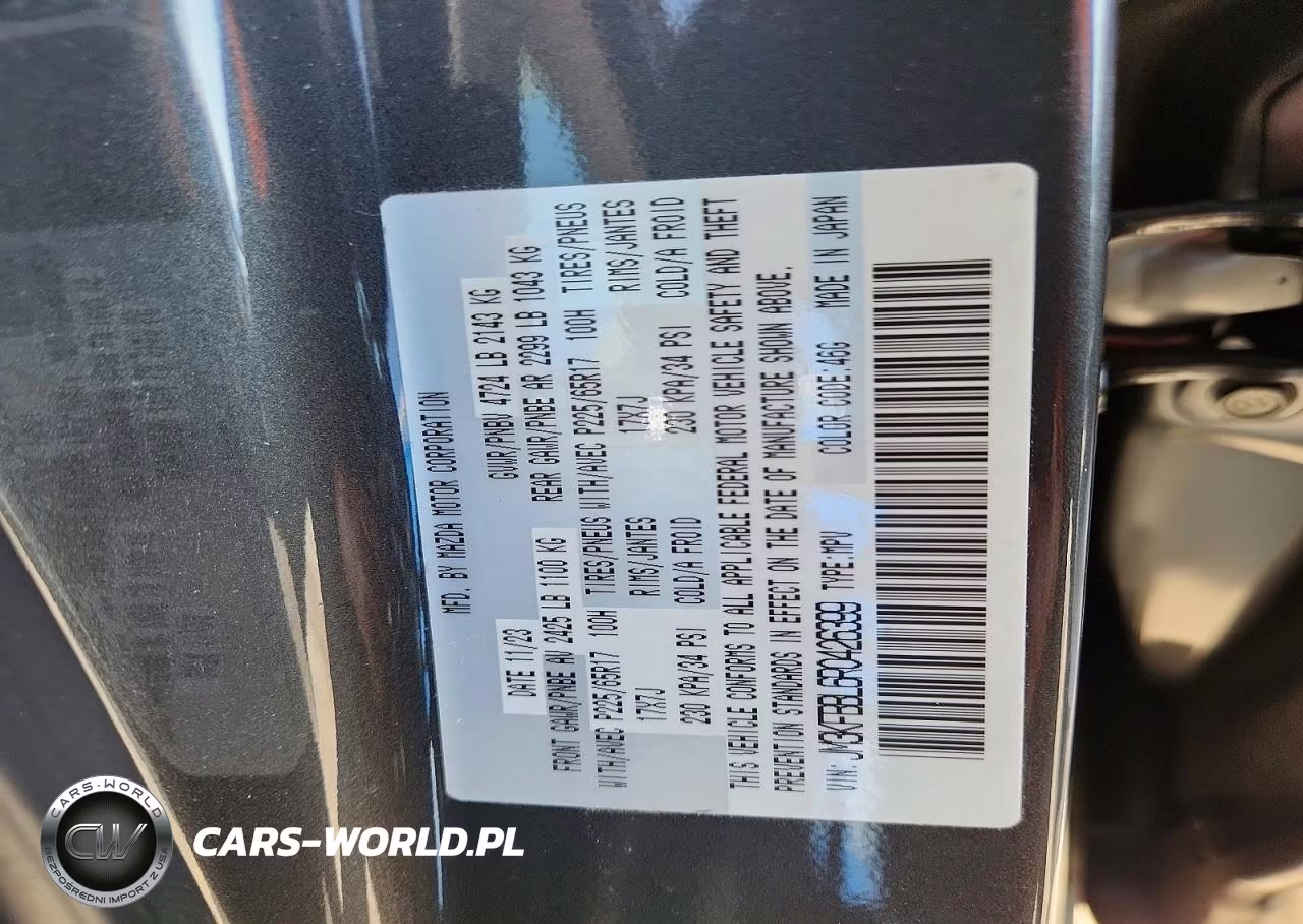 2024 Mazda Cx-5 Select VIN:JM3KFBBL6R0426399 - 14