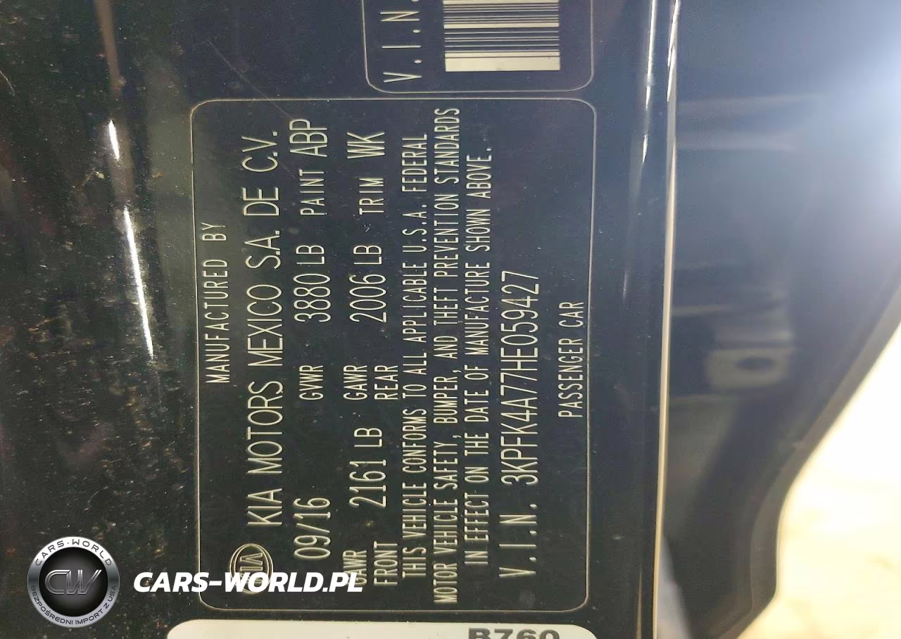 2017 Kia Forte Lx VIN:3KPFK4A77HE059427 - 12