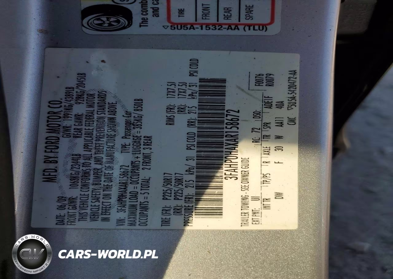 2010 Ford Fusion Se VIN:3FAHP0HAXAR158672 - 12