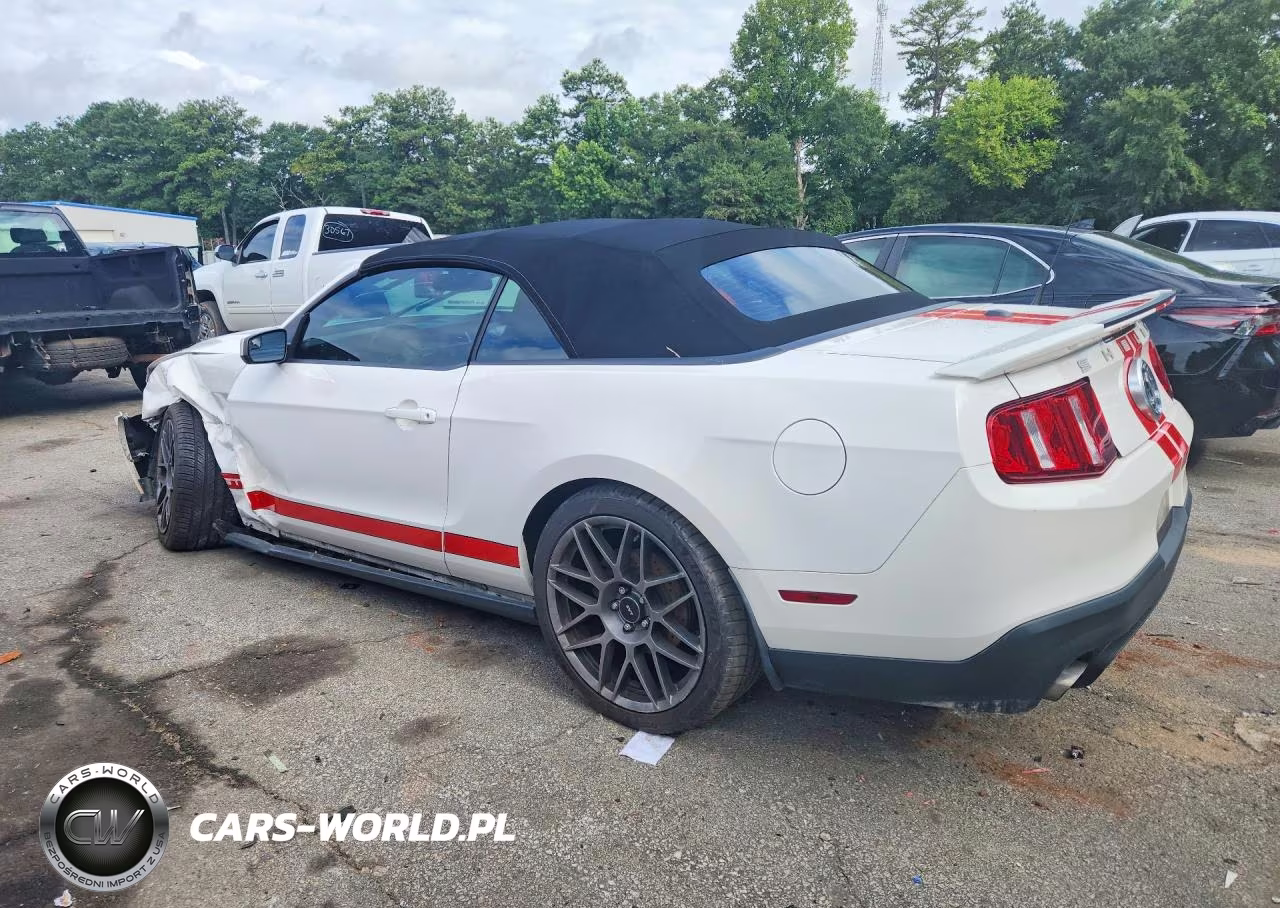 2012 Ford Mustang Shelby Gt500 VIN:1ZVBP8KSXC5215021 - 2