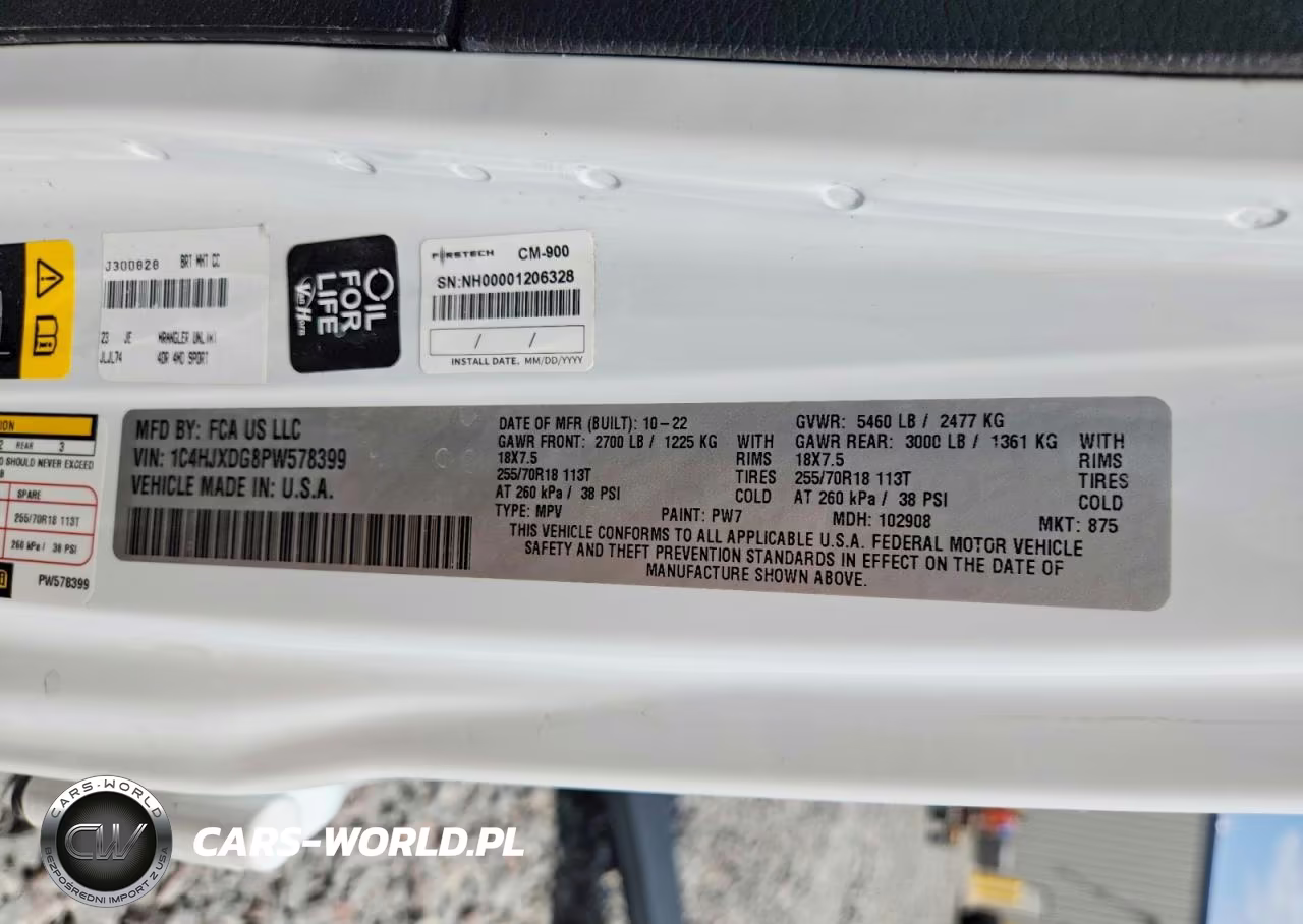 2023 Jeep Wrangler Sport VIN:1C4HJXDG8PW578399 - 13