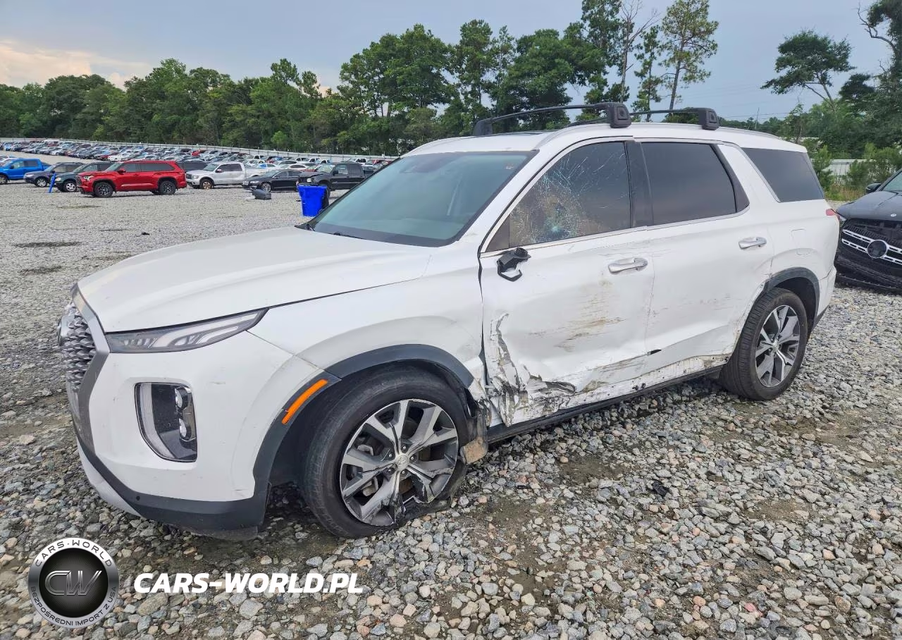 2022 Hyundai Palisade Sel VIN:KM8R44HE2NU474210 - 1