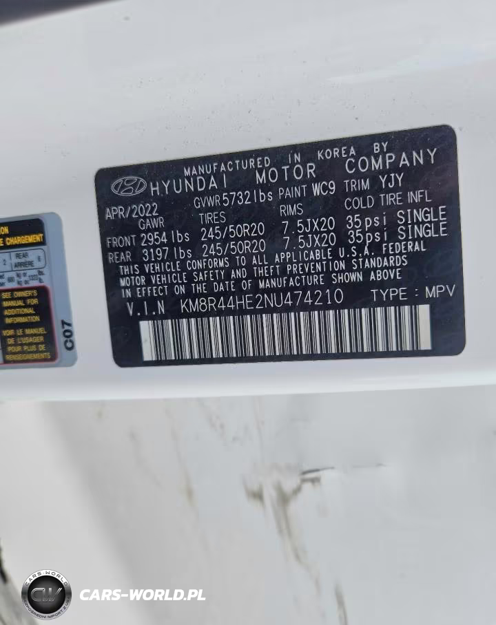 2022 Hyundai Palisade Sel VIN:KM8R44HE2NU474210 - 13