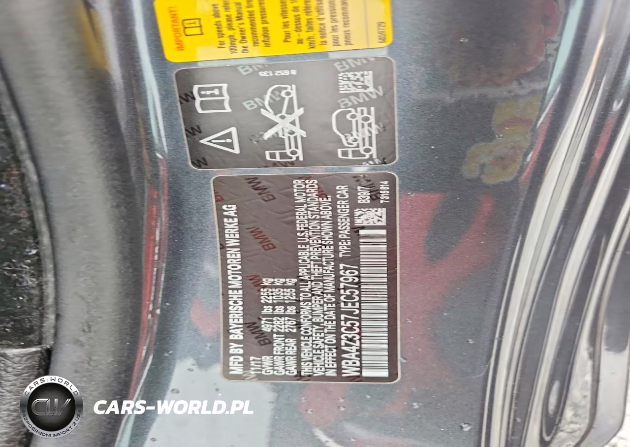 2018 BMW 430Xi VIN:WBA4Z3C57JEC57967 - 12