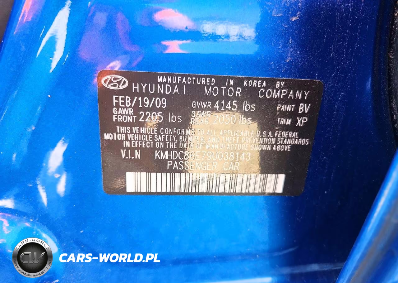 2009 Hyundai Elantra Touring VIN:KMHDC86E79U038143 - 13