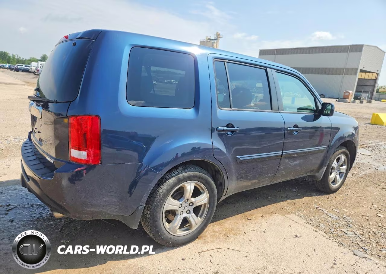 2012 Honda Pilot Exl VIN:5FNYF4H56CB045037 - 3