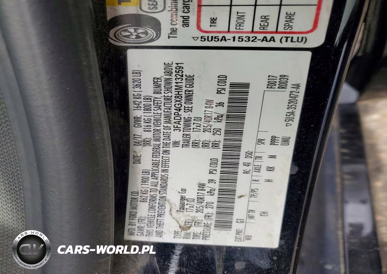 2017 Ford Fiesta St VIN:3FADP4GX8HM132591 - 13