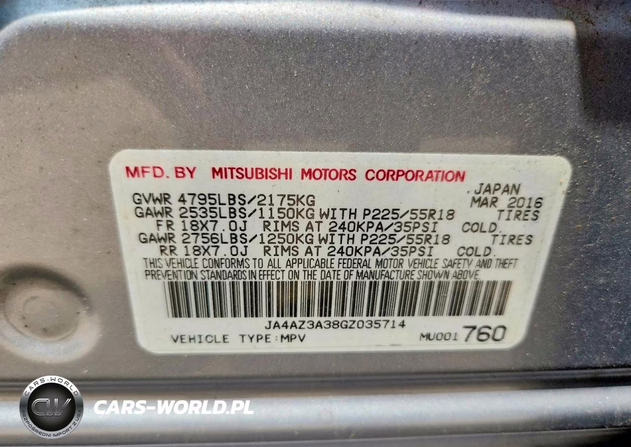 2016 Mitsubishi Outlander Se VIN:JA4AZ3A38GZ035714 - 13
