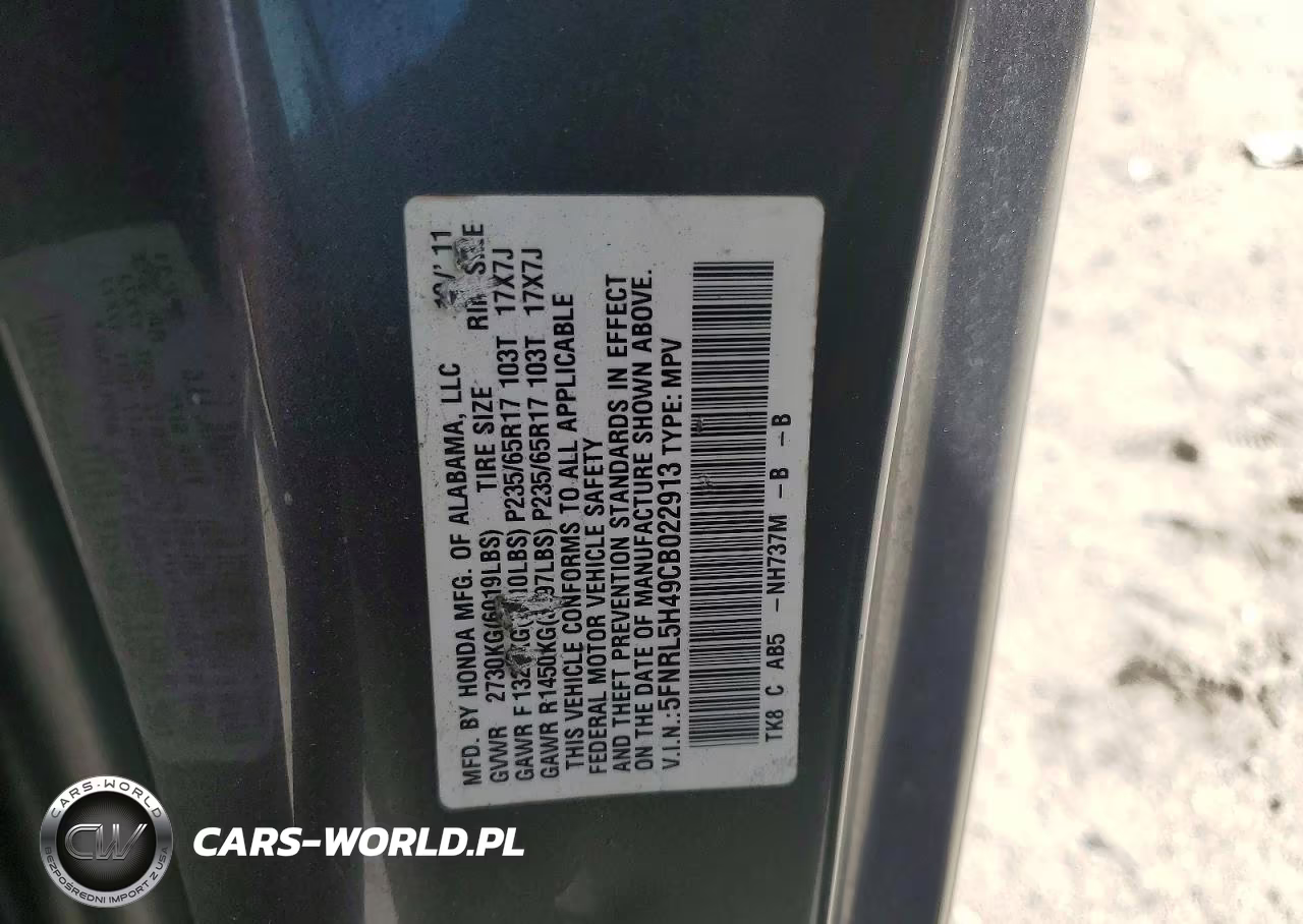 2012 Honda Odyssey Ex VIN:5FNRL5H49CB022913 - 14