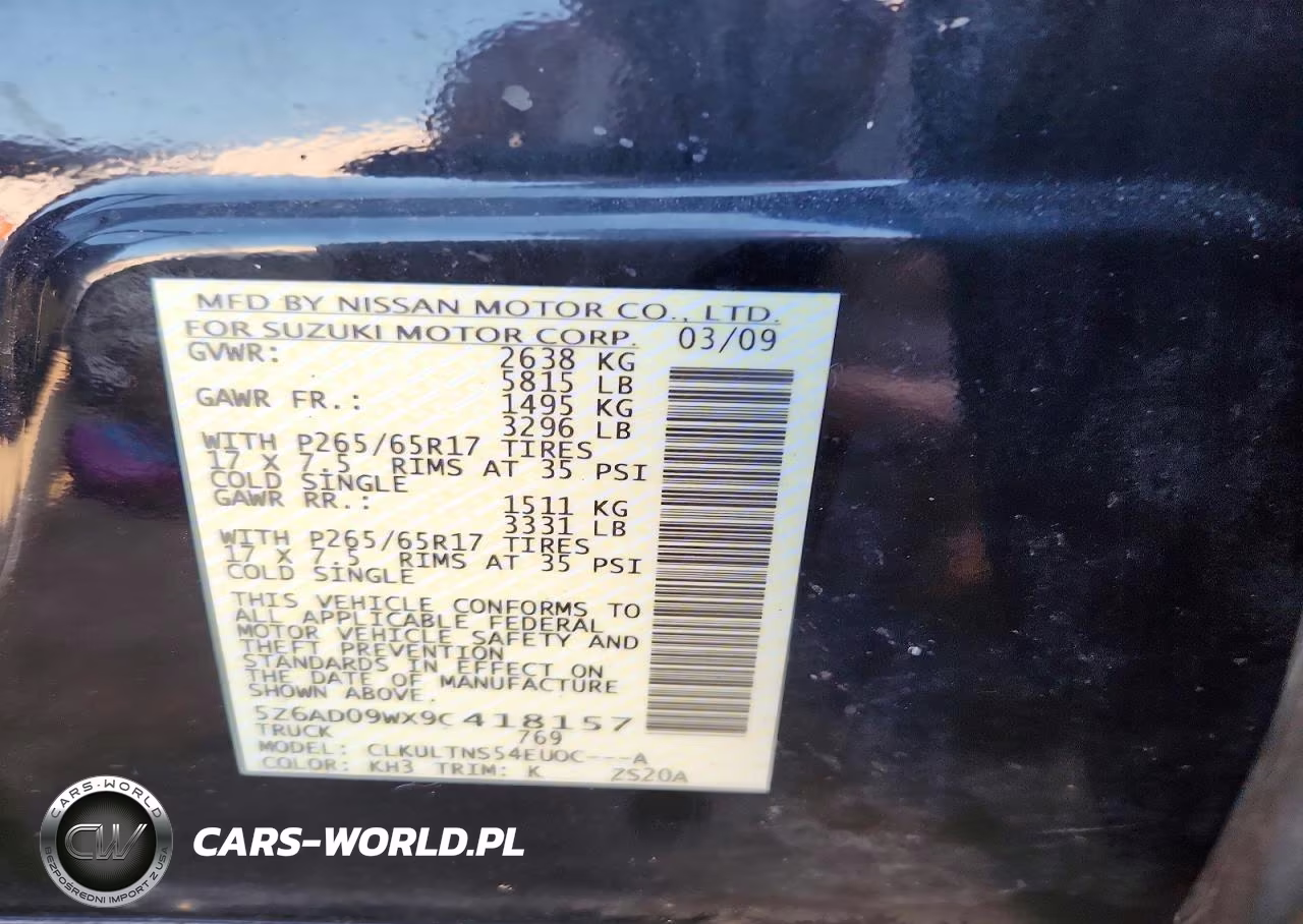 2009 Suzuki Equator Sport VIN:5Z6AD09WX9C418157 - 12