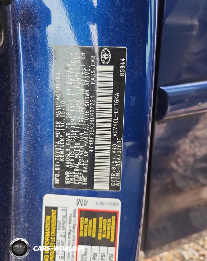 2011 Toyota Camry Xle VIN:4T1BF3EK3BU607231 - 13