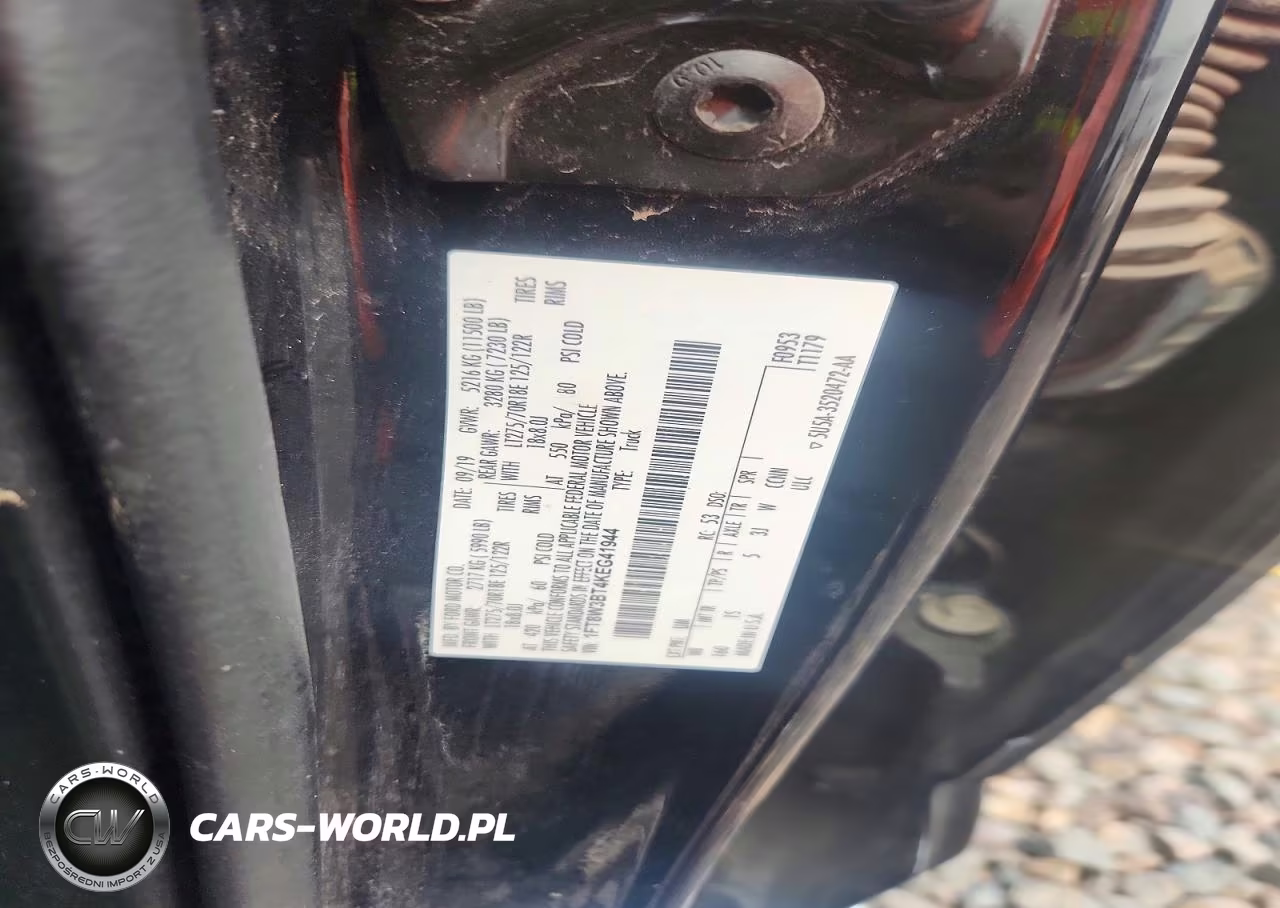2019 Ford F350 Super Duty VIN:1FT8W3BT4KEG41944 - 13